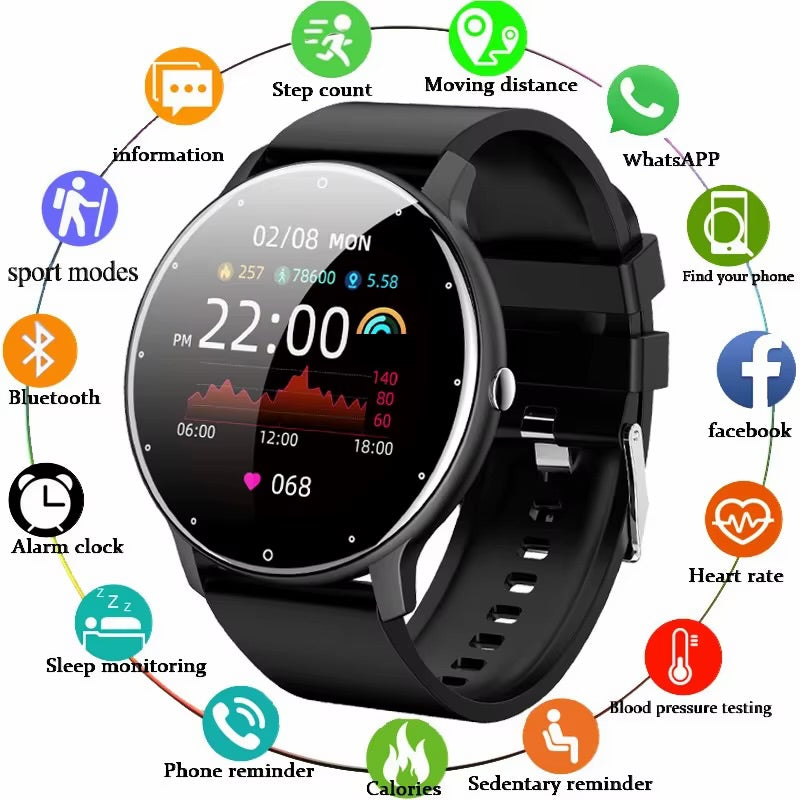 Smartwatch with Bluetooth Calling Fitness Watch