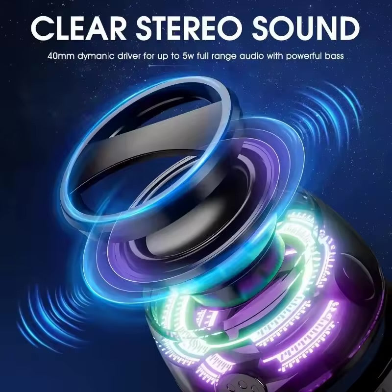 Mini RGB Wireless Speaker with Phone Stand Bluetooth Speaker