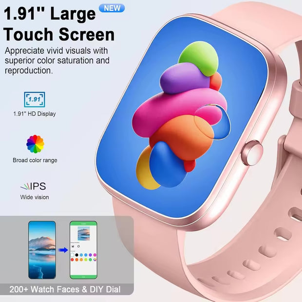 Fitness Smartwatch with Heart Rate & Sleep Monitor