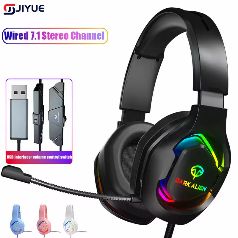 EKSA E1000 RGB Gaming Headset 7.1 Surround Sound