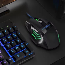 Wired RGB Gaming Mouse 7-Button Ergonomic USB