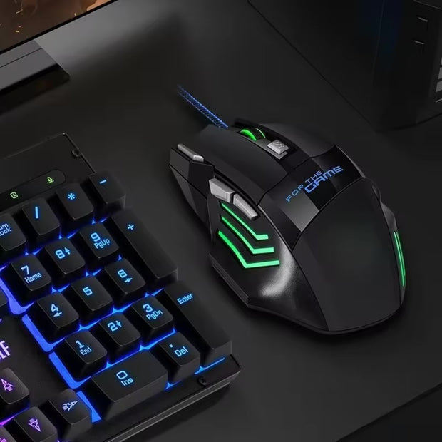 Wired RGB Gaming Mouse 7-Button Ergonomic USB