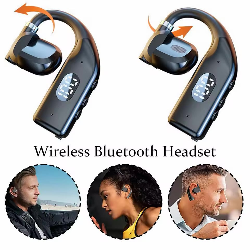 Earhook Wireless Earbuds BT 5.4 HiFi Sport Headphones