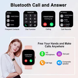 Fitness Smartwatch with Heart Rate & Sleep Monitor