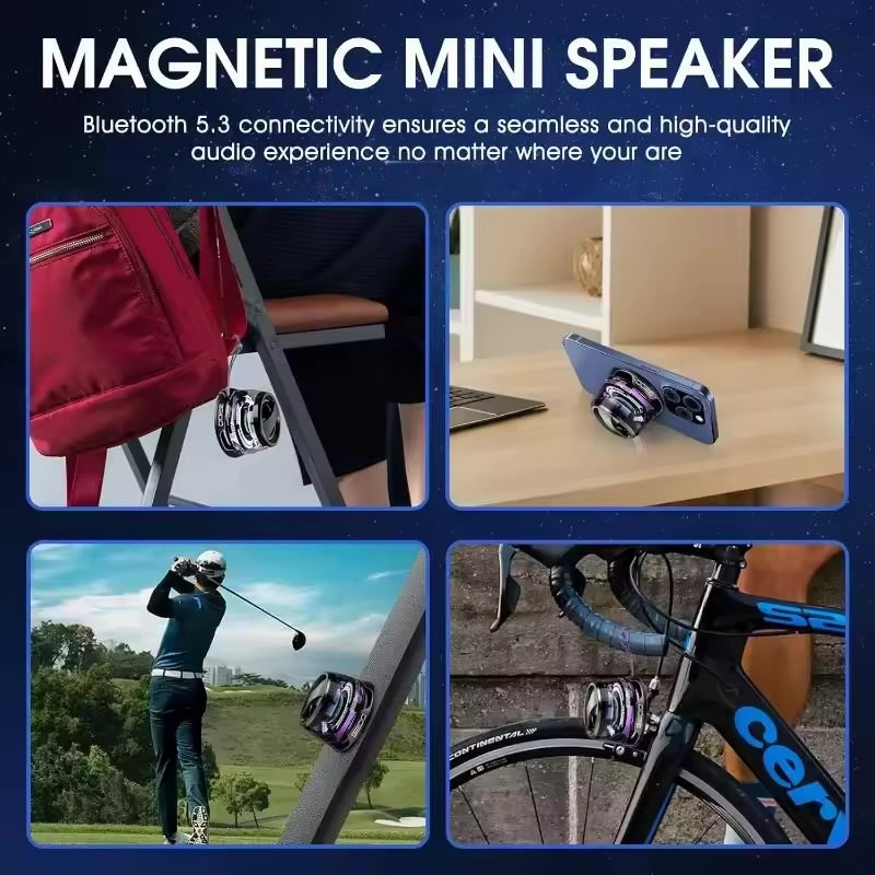 Mini RGB Wireless Speaker with Phone Stand Bluetooth Speaker