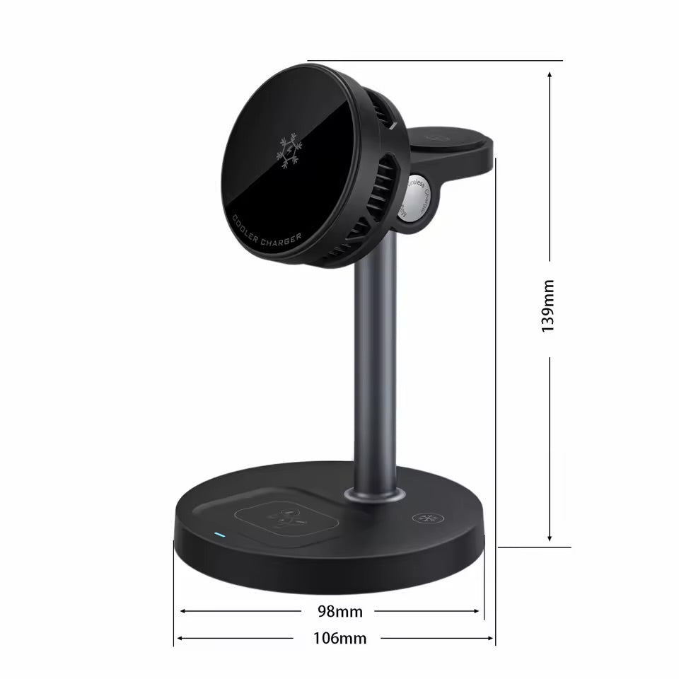 3-in-1 Wireless Magnetic Charger QI2 15W Fast Charge