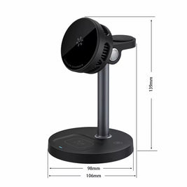 3-in-1 Wireless Magnetic Charger QI2 15W Fast Charge