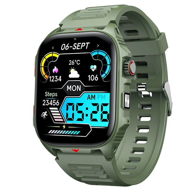 Waterproof Smartwatch with BT Call & Fitness Tracker