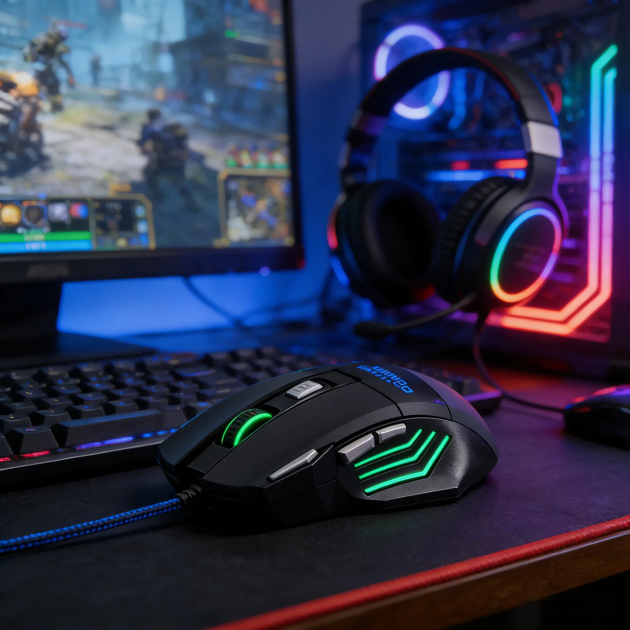 Wired RGB Gaming Mouse 7-Button Ergonomic