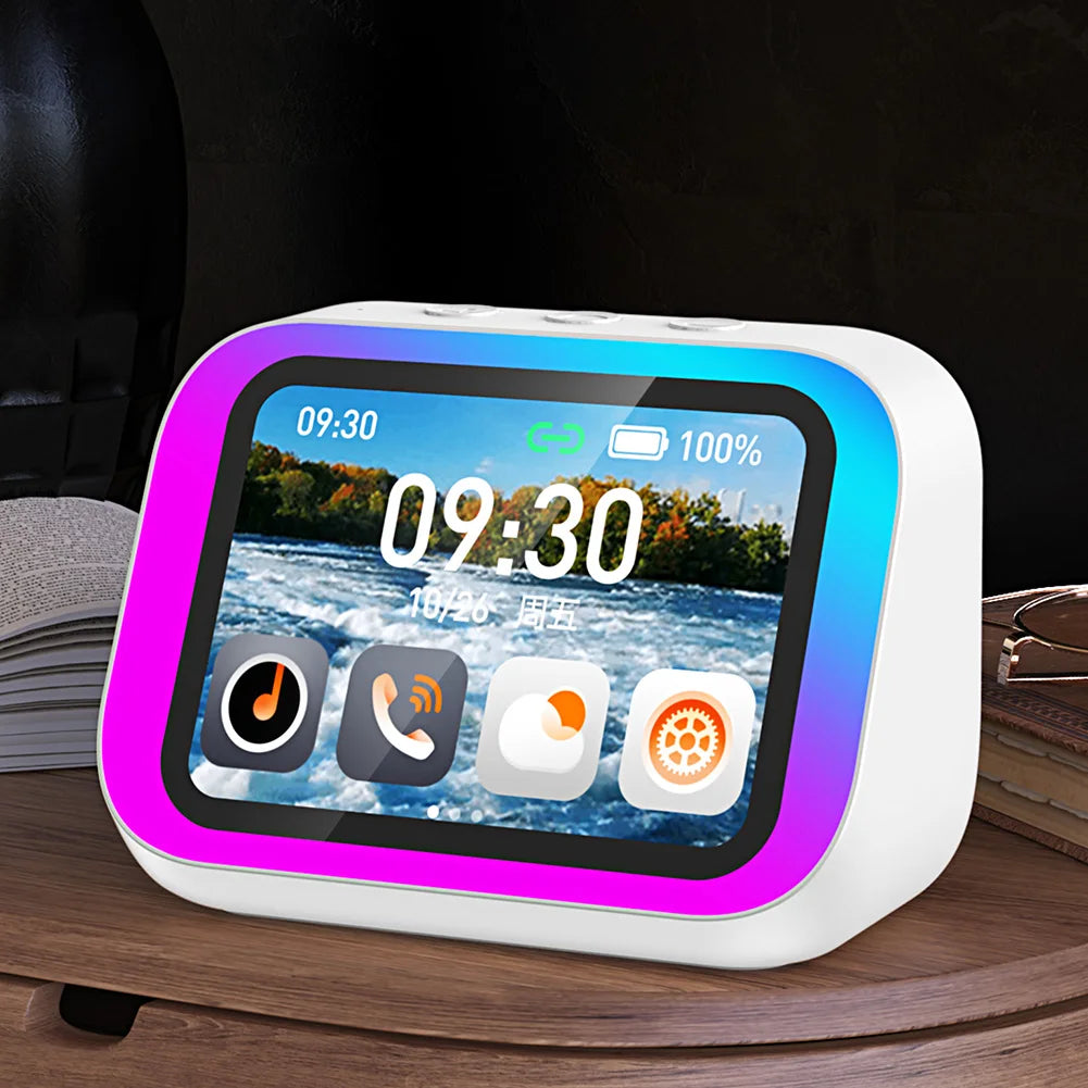 RGB Portable Smart Speaker with Voice Assistant