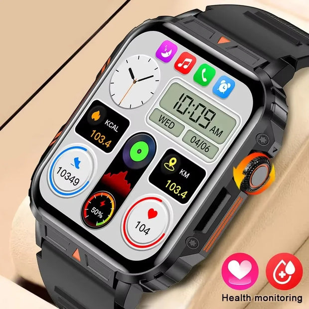 Sport Smartwatch IP68 Waterproof 1.95" Screen