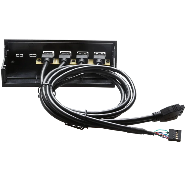 5.25" Front Panel USB 3.0 & 2.0 Hub for PC