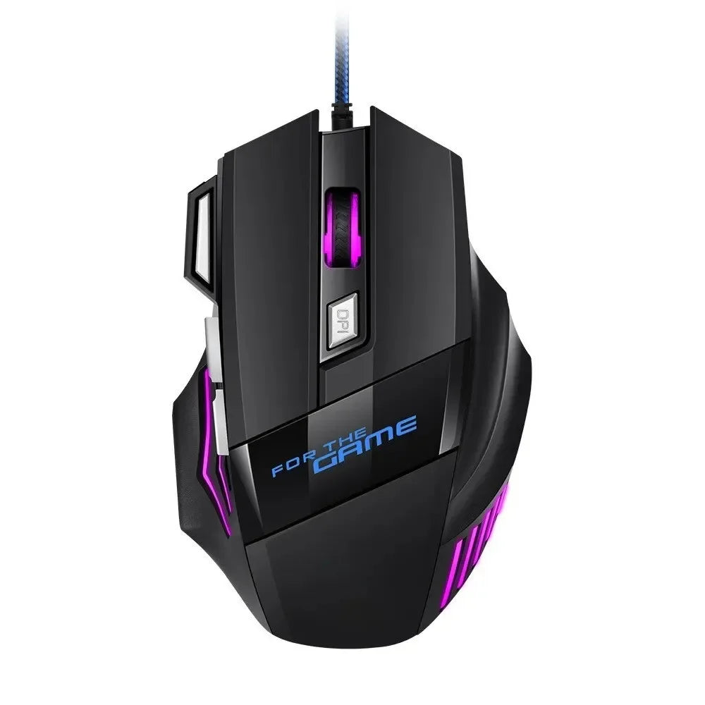 Wired RGB Gaming Mouse 7-Button Ergonomic