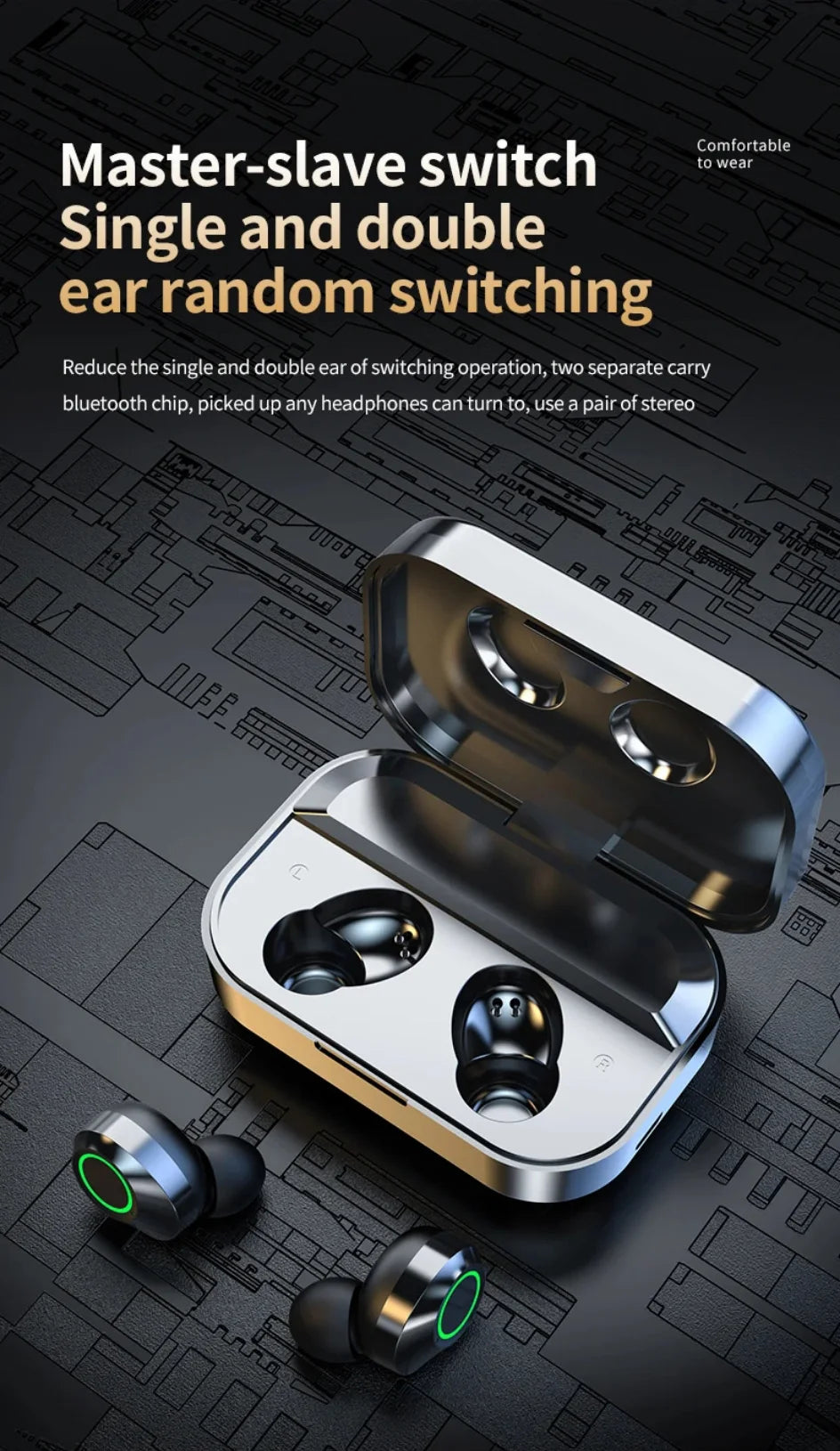 YD03 Wireless Sport Earbuds BT 5.3 ANC