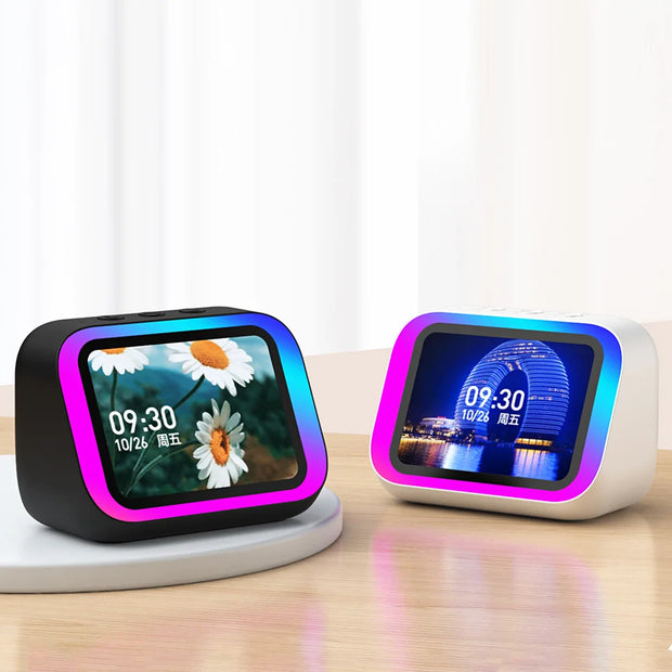RGB Portable Smart Speaker with Voice Assistant